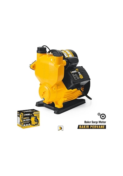 Sgs Otomatik Periferik Su Pompası 400 Watt 0.55 Hp Sgs5382