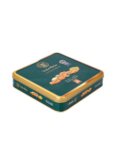 Al Sultan Sweets 6'lı Lezzet Koleksiyonu Karışık Baklava Metal Kutu 1 KG