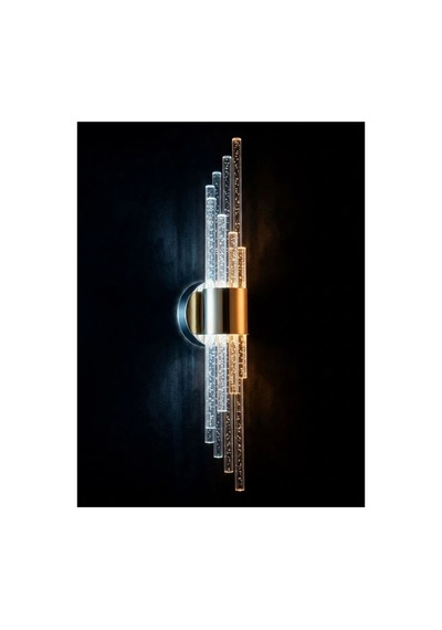 Matrix Melodi Led Duvar Apliği Modern Ve Şık Tasarım Aplik Gold Gövde Günışığı Led Gold Kasa Gün Işığı Led