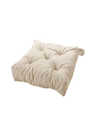 Malında Sandalye Minderi Ekru 4 Adet 40/35x38x7 Cm
