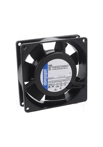 Ebmpapst 3950 Aksiyel Soğutma Fanı 230v Ac 92x92x25 Mm - Metal Gövdeli