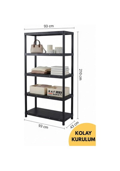 5 Katlı Plastik Depo Rafı 43x93 210cm Kiler, Arşiv, Balkon Ve Soğuk Hava Deposu Çok Amaçlı Raf 5 Katlı Plastik Depo Rafı 43x93 210cm Kiler, Arşiv, Balkon Ve Soğuk Hava Deposu Çok Amaçlı Raf