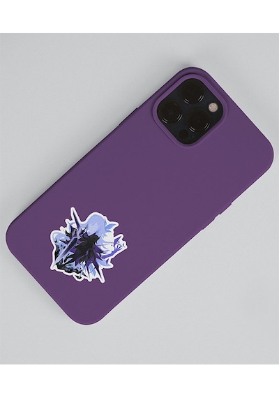 Skirk-genshin İmpact 2 Li Sticker Set Parlak Kağıt Oyun Karakteri Skirk Telefonçıkartmaları Süsleme Etiketi Mor