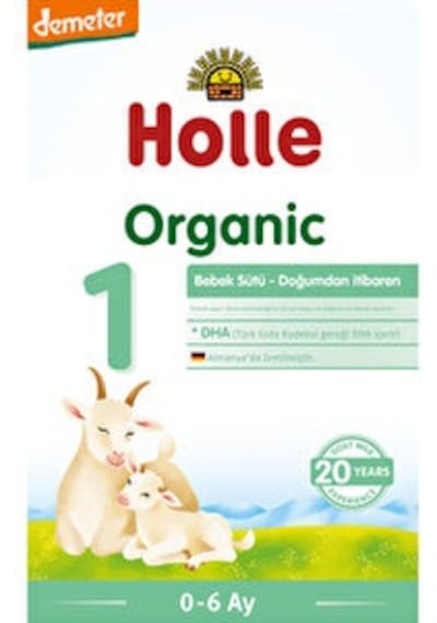 Holle 1 Organik Keçi Sütü Bebek Formülü 400 G