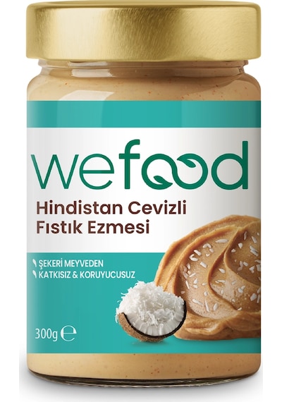 Wefood Hindistan Cevizli Fıstık Ezmesi 300 Gr 8683347036912