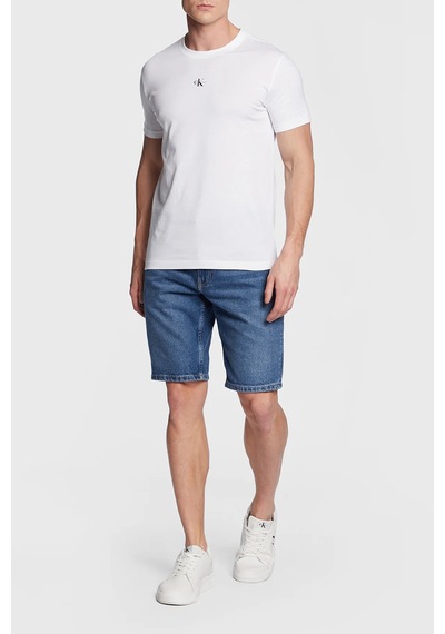 Calvin Klein Erkek T Shirt J30J322466 YAF BEYAZ Beyaz
