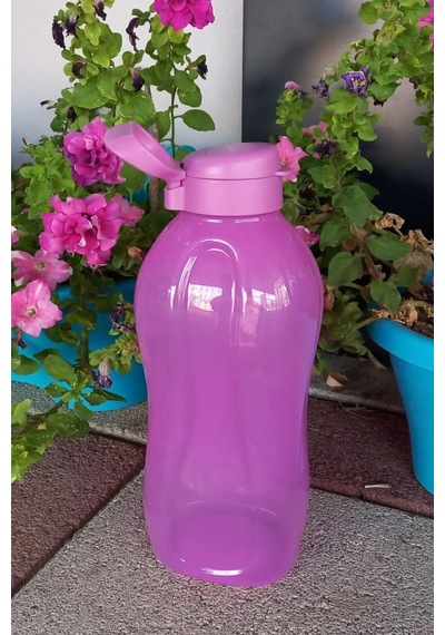 Tupperware 2 Lt Koyu Pembe Eko Şişe Kulplu Pembe