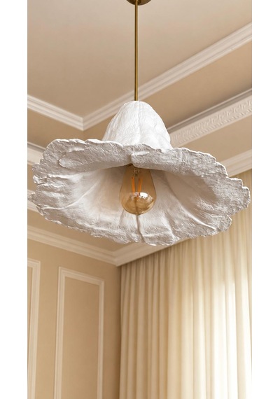 Lioraa Lighting Flos Velia 39 Cm Sarkıt Avize Kırık Beyaz