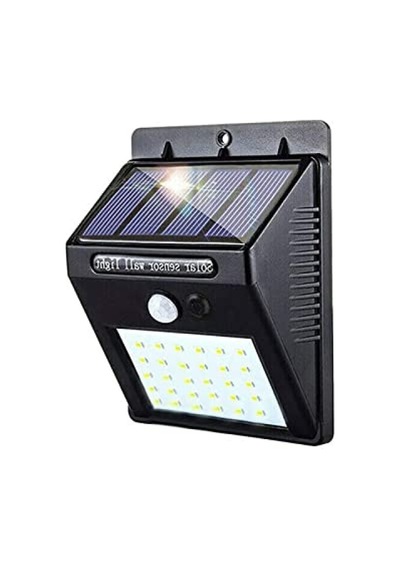 Solar Güneş Enerjili 20 Ledli Bahçe Lambası - Ekonomik Ve Çevre Dostu 10 Parça Siyah