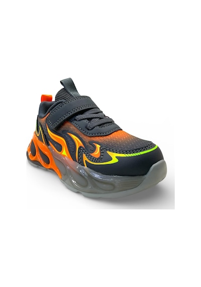 Pepino 2226 Çocuk Okul Öncesi Işıklı Rahat Sneaker Füme