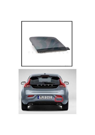 Volvo V40 Arka Tampon Çeki Demir Kapagi 376007133