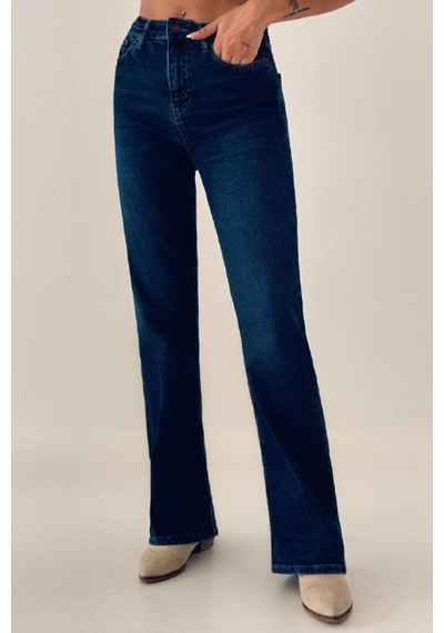 Lacarino 7596 Kadın Jean Pantolon Dark Blue