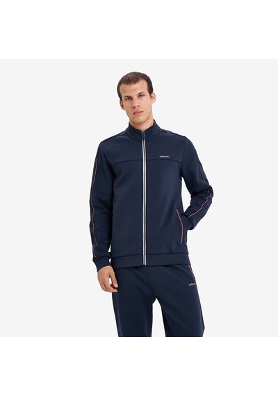 Lescon Lacivert Erkek Fermuarlı Sweatshirt 26n-1124