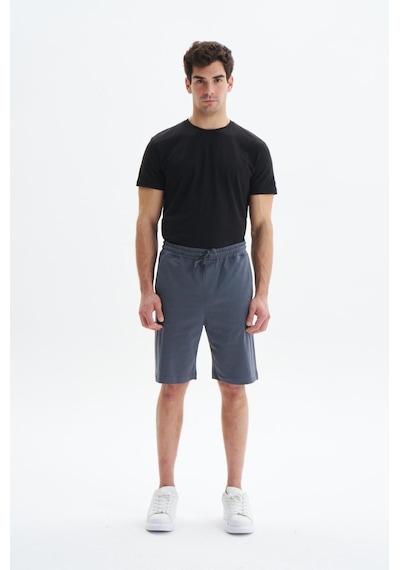 AR-MA Arma Erkek Regular Fit Basic Süprem % 100 Pamuk Yandan Ve Arka Cepli Şort Y29504279302 Gri