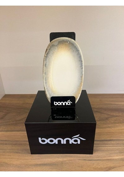 6 Lı Küçük Oval Tabak / Meze / Sunum / Appetizer Tabağı 15x8.5 Cm Bonna Knidos Gourmet Oval Plate