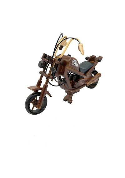 Dekoratif Ahşap Harley Davidson Motosiklet 28 Cm