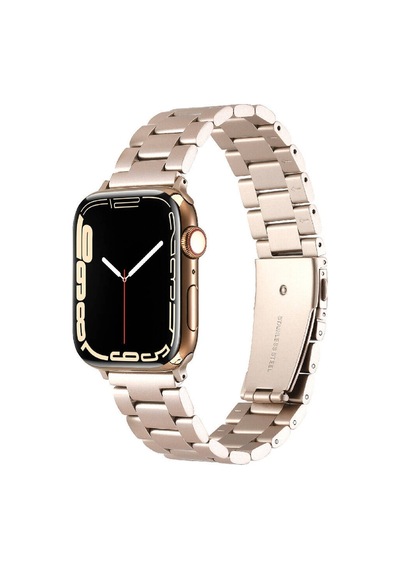 Kilifone -  Apple Uyumlu  Watch  44mm - Kordon Metal Kordon Krd-93