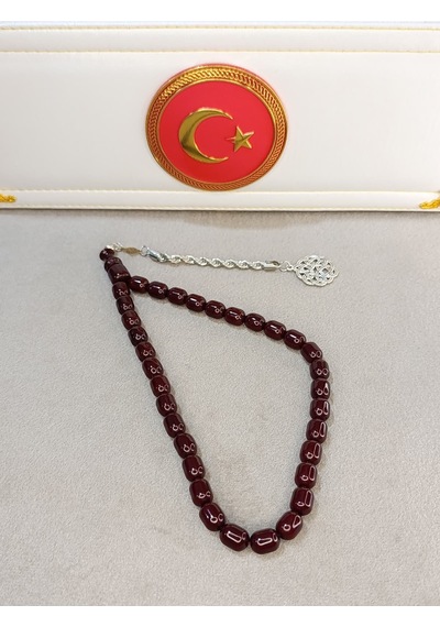 Sıkma Kehribar Tesbih Usta Yapımı 44969876