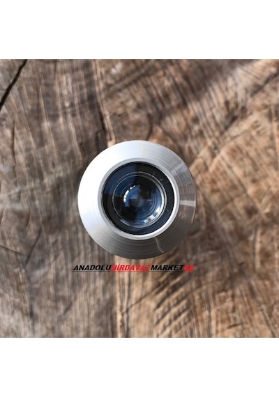 Door Uzun Kapı Dürbünü Çelik Kapı Dürbünü 11cm 25mm Saten Renk