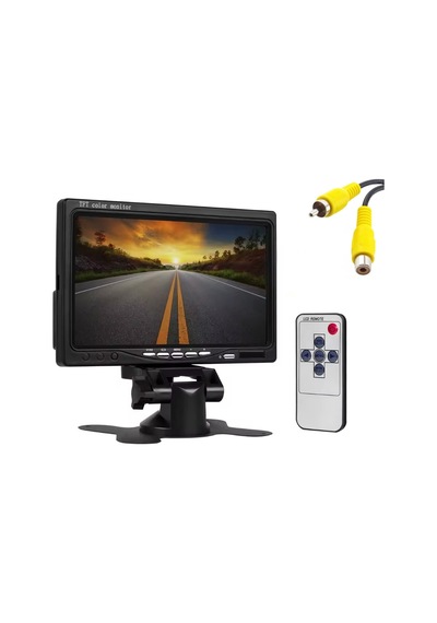 Geri Görüş Ekranı 7" Tft Lcd Dijital Monitör 2 Kanal 480p-1653