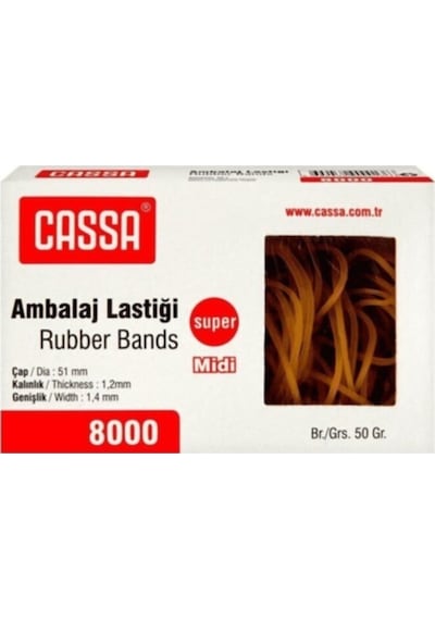 Ambalaj Lastiği 50gr Midi 8000