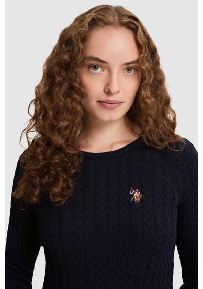 U.S. Polo Assn. Kadın Lacivert Basic Kazak 50327560 Vr033