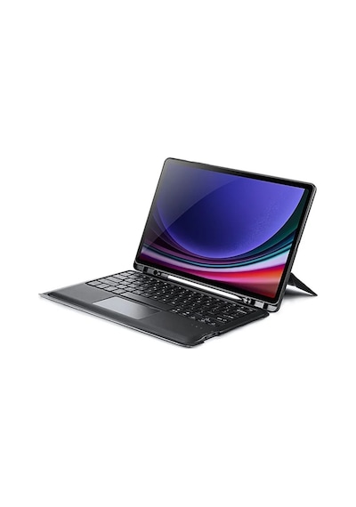 Dux Ducıs Samsung Galaxy Uyumlu Tab S9 + Ayrılabilir Bluetooth Klavye T