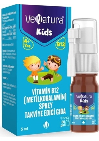 Venatura Kıds B12 Metılkobalamın Sprey