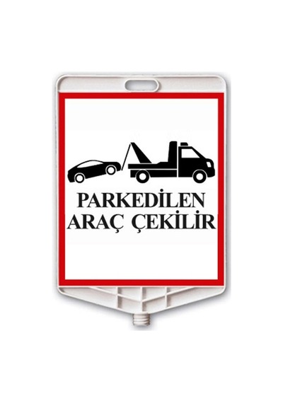 Araç Çekilir Uyarı Levhalı Delinatör Seti