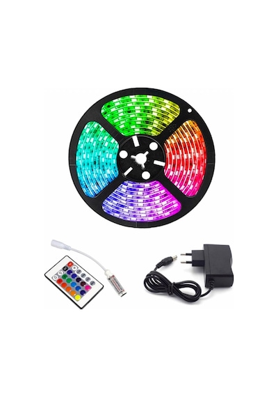 5 Mt Rgb Kumandalı / Animasyonlu Şerit Led Tak Çalıştır