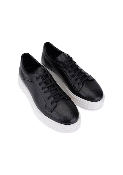 Tamer Tanca Erkek Hakiki Deri Siyah/beyaz Sneakers & Spor Ayakkabı 537 3817 Erk Ayk Sk25-26 Sıyah/beyaz Tbn Siyah7