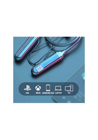Fitness Tutkunu Boyundan Askılı Bluetooth Kulaklık 130 Saat Çalma Süresi