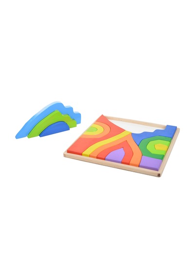 Wood&Joy Dört Alev Puzzle