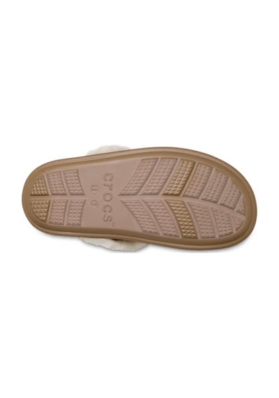 Crocs Classic Fuzz Scuff Terlik Taba