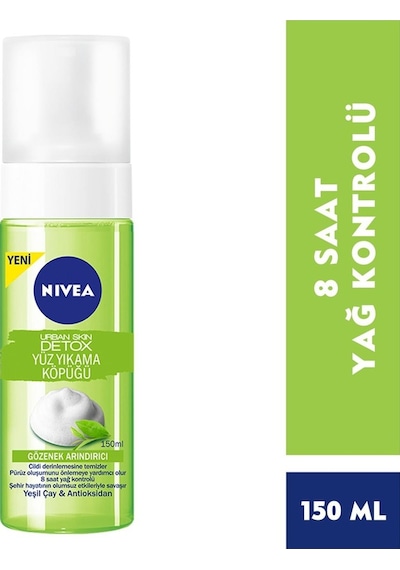Nivea Urban Skin Yüz Yıkama Köpüğü 150 ML Nivea Urban Skin Yüz Yıkama Köpüğü 150 ML