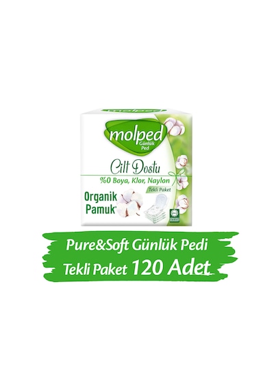 Molped Pure&Soft Günlük Pedi Swli 120 Adet