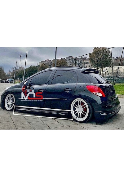 Peugeot 207 Uyumlu R Marşpiyel Sağ Sol Tk Fiberglass Boyasız