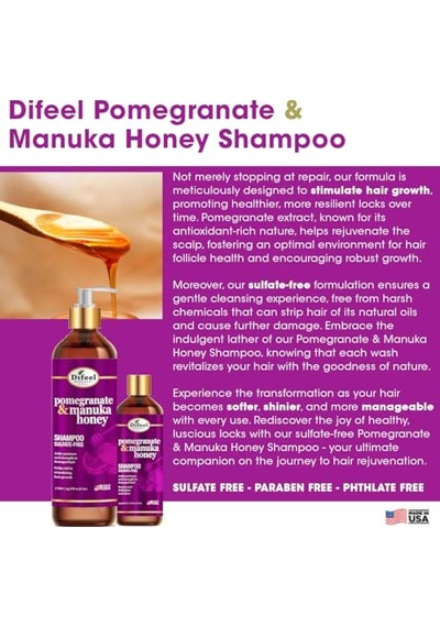Ayrex Pomegranate Manuka Sülfatsız Şampuan 354.9ml 21959050830