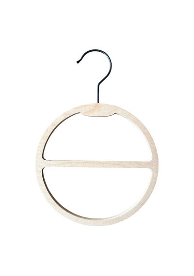 Ahşap Şal Askısı, Çap 18 Cm, 2 Adet Ahşap Bej Tr Diğer