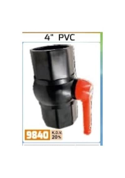 Pvc Küresel Vana 4 Parmak