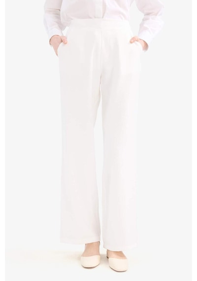 DeFacto Wide Leg Basic Düz Geniş Paça Palazzo Pantolon E7979AX25SMER105 DeFacto Wide Leg Basic Düz Geniş Paça Palazzo Pantolon E7979AX25SMER105