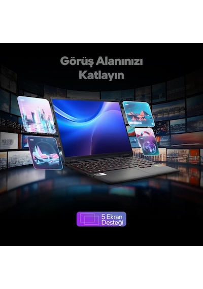 Game Garaj Slayer SR7T-5060-C2 R7-255 32 GB 1 TB SSD RTX5060 15.3" Free Dos Dizüstü Bilgisayar