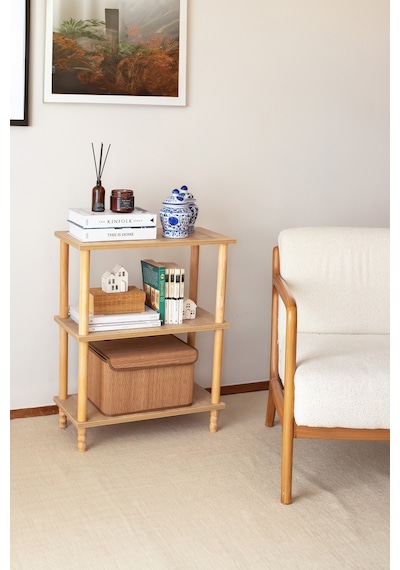 Concept 2 Raflı Organizer Kitaplık Banyo Mutfak Dolabı Balkon Ofis Düzenleyici Ahşap Nature Concept 2 Raflı Organizer Kitaplık Banyo Mutfak Dolabı Balkon Ofis Düzenleyici Ahşap Nature