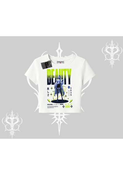 Tarzsokak Babby Tee Tshirt Anime Unity Neon Detaylı Grafik Baskılı Beyaz Tarzsokak Babby Tee Tshirt Anime Unity Neon Detaylı Grafik Baskılı Beyaz