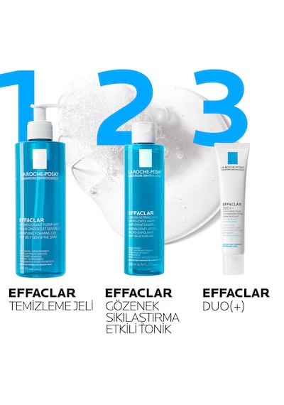 La Roche Posay Effaclar Yağlı ve Akneye Eğilim Gösteren Ciltler İçin Temizleme Jeli 400 ML