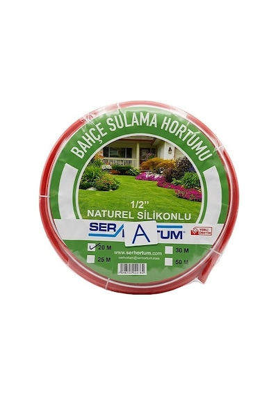Kyk Seffaf Sılıkonlu 1/2 20mt Su Hortum
