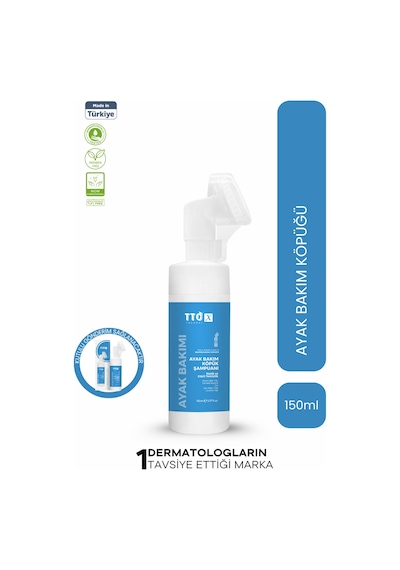 Tto X Aplikatörlü Köpük Ayak Bakım Şampuanı 150Ml