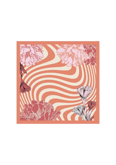 Sisley Flora Bandana/fular -2016-47 47 Şeftali