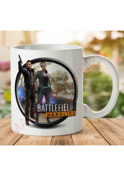 1-1696 Battlefield Hardline 2 İki Tarafı Baskılı Kupa Bardak.jpg