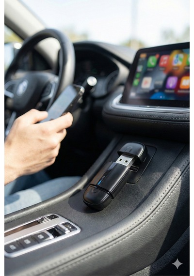 Çift Girişli Kablolu Carplay İ Kablosuza Çeviren 2si1 Arada Wireless Carplay Box Diğer